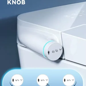 Button 090 Smart Toilet with Remote Control, Heated Seat, and Night Light Function