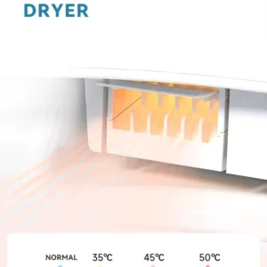 Dryer 090 Smart Toilet with Remote Control, Heated Seat, and Night Light Function