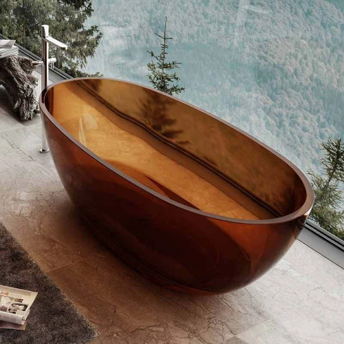 Oval DG811 Modern Resin Bathroom Transparent Bathtub Indoor Spa Oval DG811 Modern Resin Bathroom Transparent Bathtub Indoor Spa