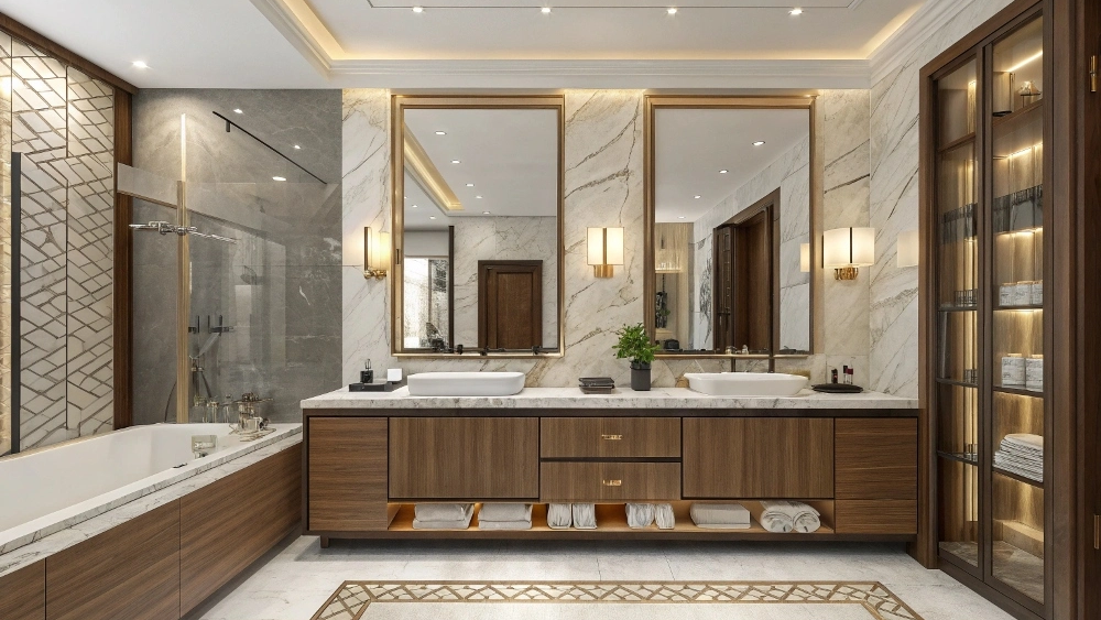custom bathroom vanity for hotel