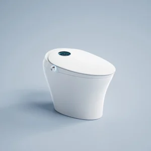 White 051 Luxury Smart Toilet with Auto Lid Open Close Air Dryer Intelligent Sterilization for Bathroom Projects