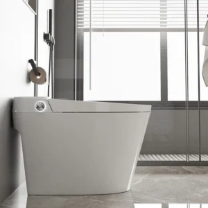 Right Side 029 Smart Bidet Toilet Automatic Flushing Heated Seat Tankless Design Suitable for Hotels Apartments Projects