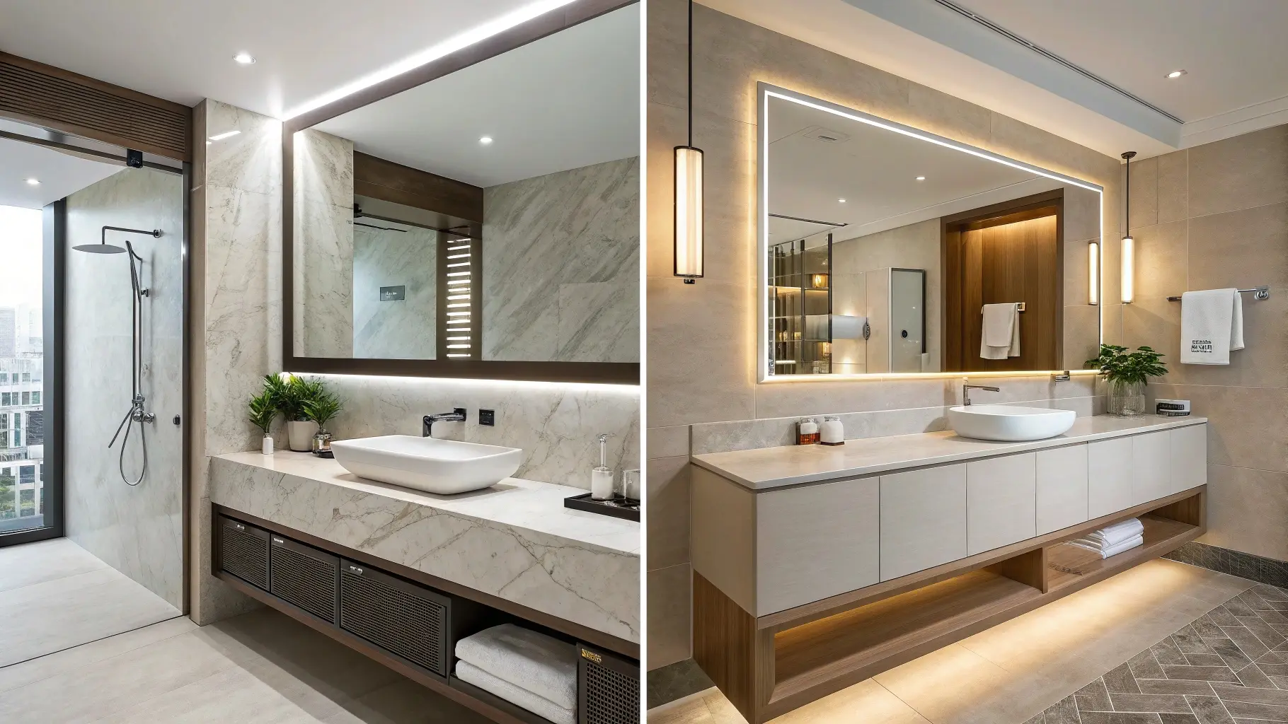 What bathroom sinks types are most commonly chosen for projects?