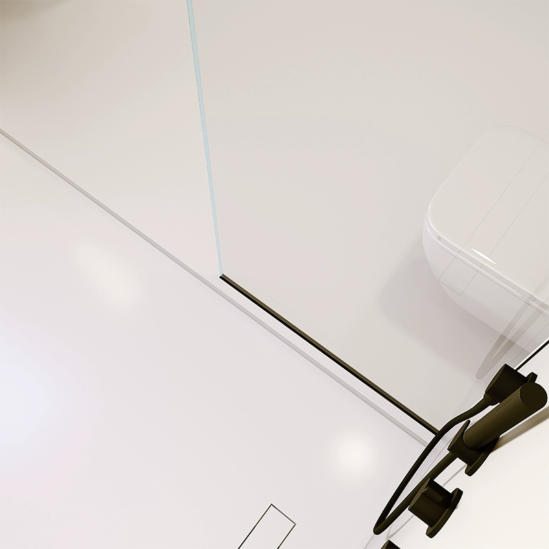 F-003 Frameless Walk-in Shower Screen – Ultra-clear tempered glass fixed shower screen, 8mm glass F-003 Frameless Walk-in Shower Screen – Ultra-clear tempered glass fixed shower screen, 8mm glass