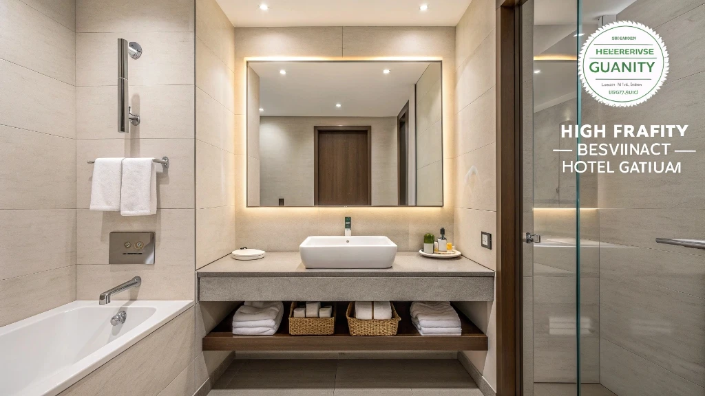 Wall-hung and undermount bathroom sinks offering high ROI through low maintenance, easy cleaning, and lasting visual appeal in hotel bathrooms.