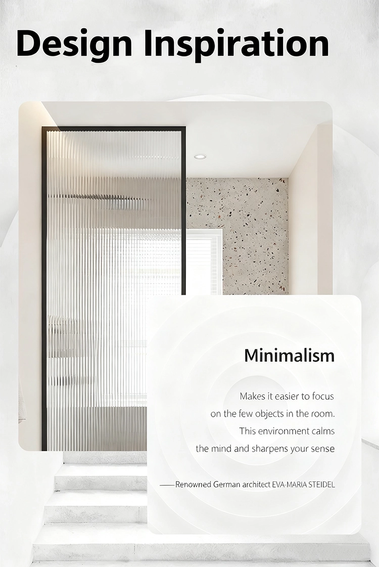 Minimalist shower enclosure with clean, German-inspired lines and subtle detailing that creates a calm, refined bathroom atmosphere.