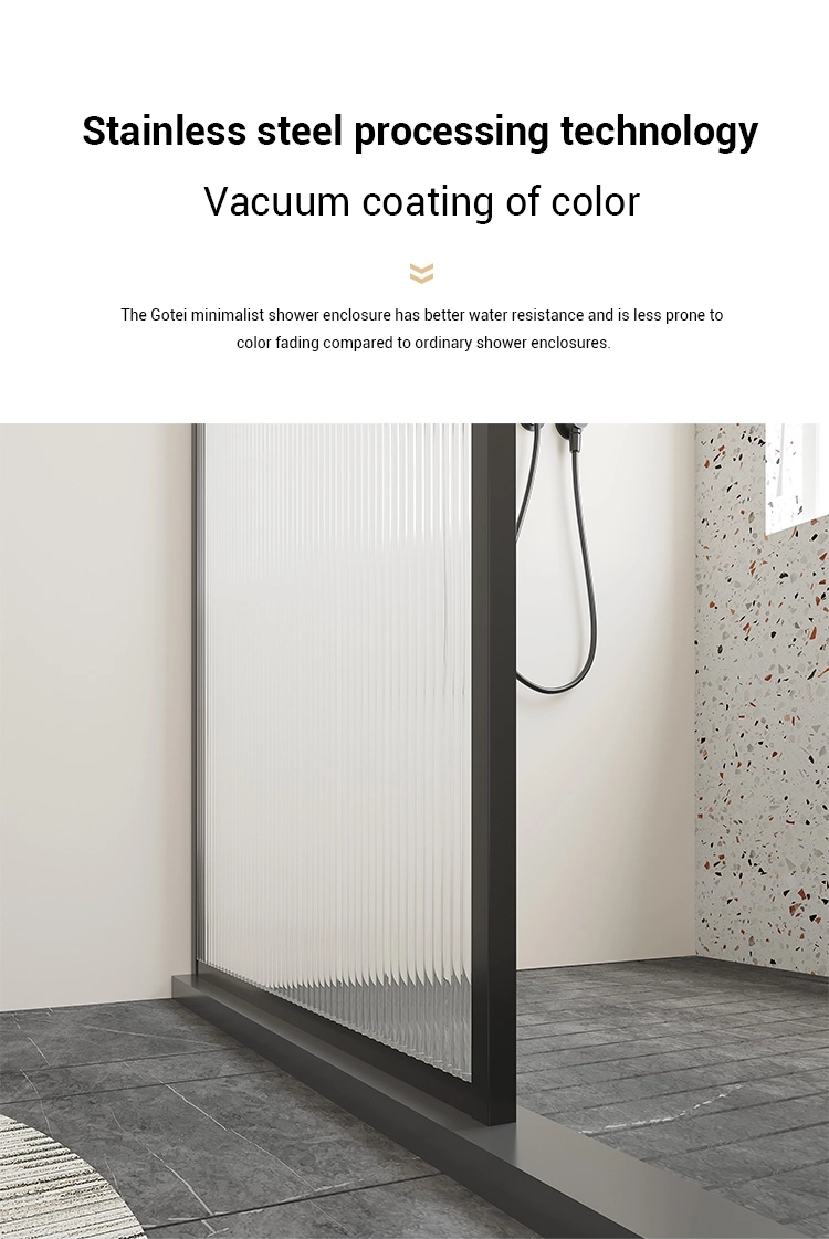 Close-up of vacuum PVD–plated shower hardware showing a corrosion-resistant, long-lasting finish that maintains its color in humid bathrooms.