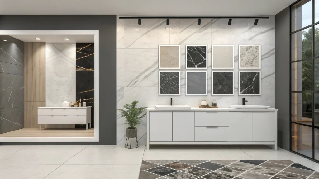 What are the most popular granite colors for bathrooms in 2025?