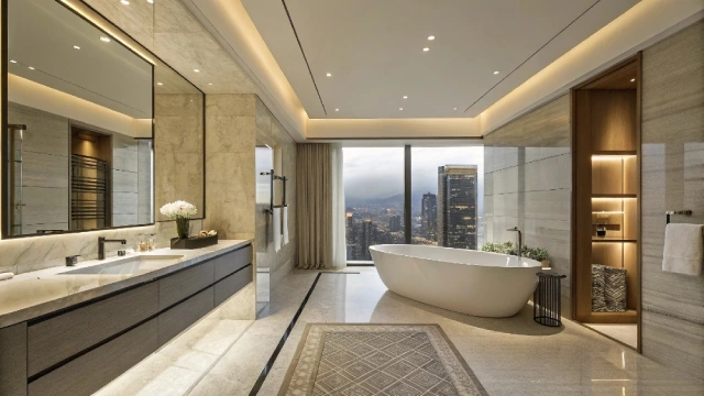 2026 hotel bathtub design showing modern materials, simplified forms, and guest-focused bathroom layout