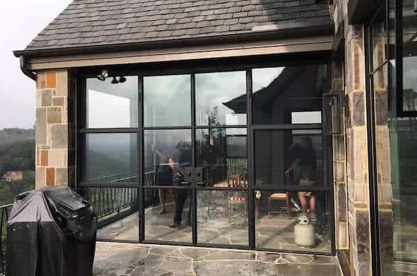 Narrow Frame Glass Doors