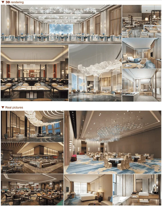 Floating hotel bathroom vanity with moisture-resistant finish installed in a 5-star hotel in Kuwait.