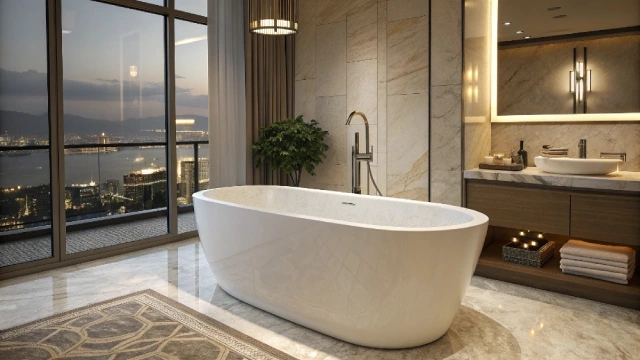 guest experience focused bathtub design for modern hotel bathrooms