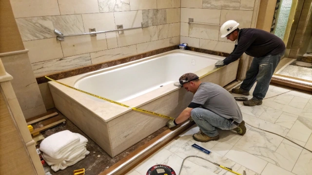 bathtub size installation risk in hotel construction projects