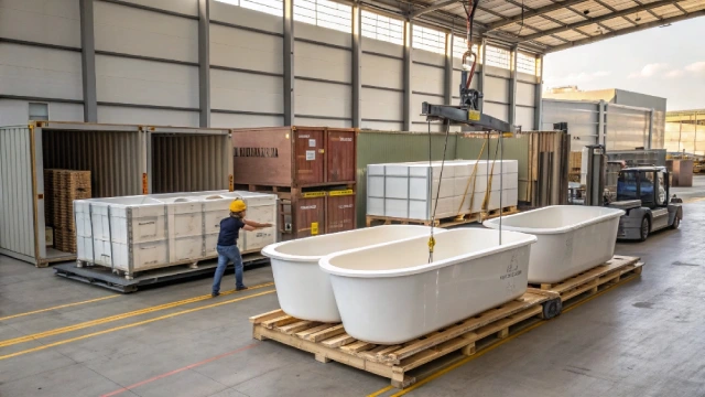 hotel bathtub size logistics and overseas shipping risk
