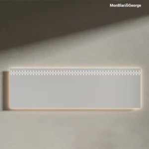 MonBlari LINGLONG Series L-ML0835A Wall-hung Framless Rectangular Mirror with LED Light