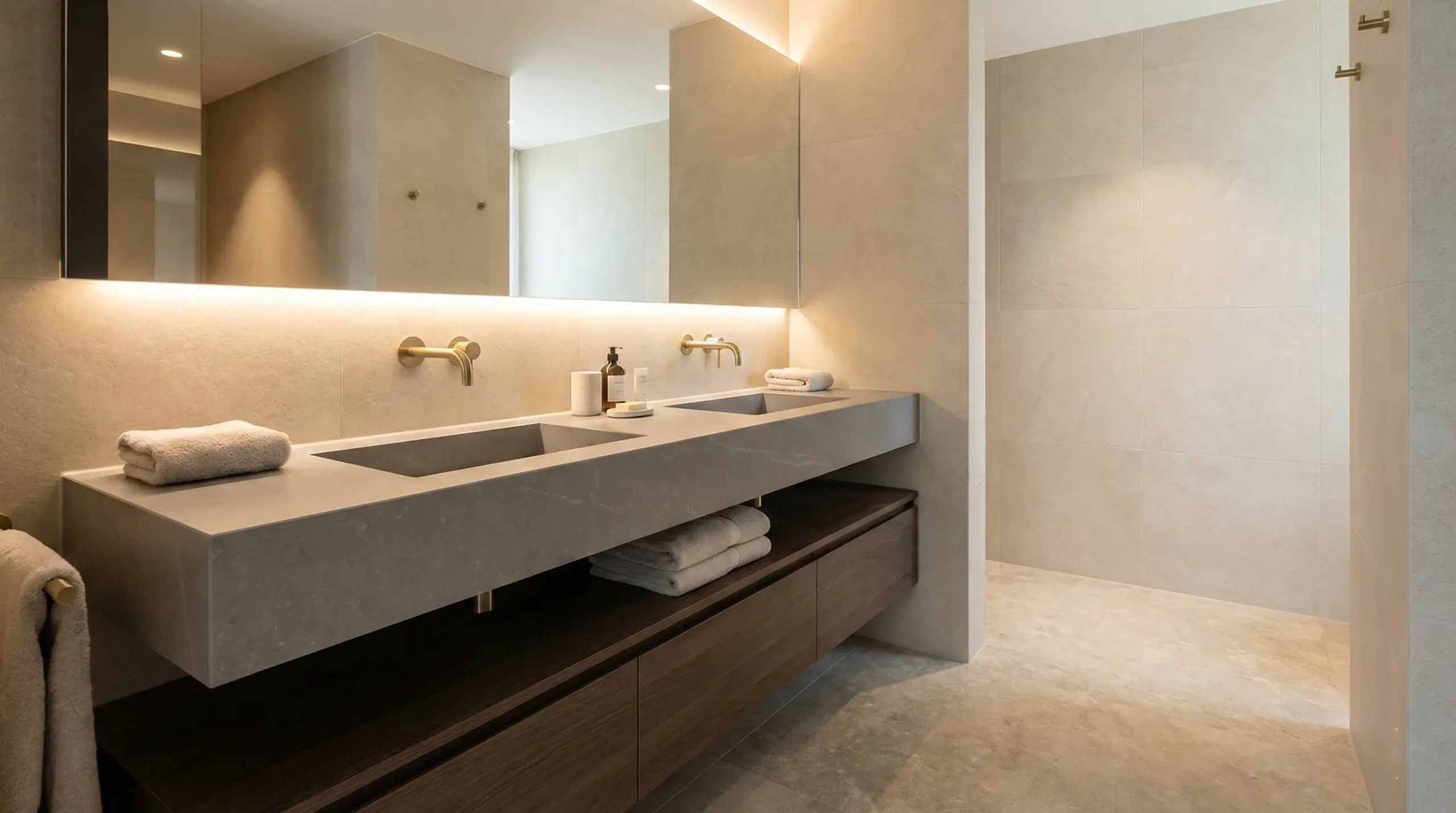 What is an integrated sink countertop?