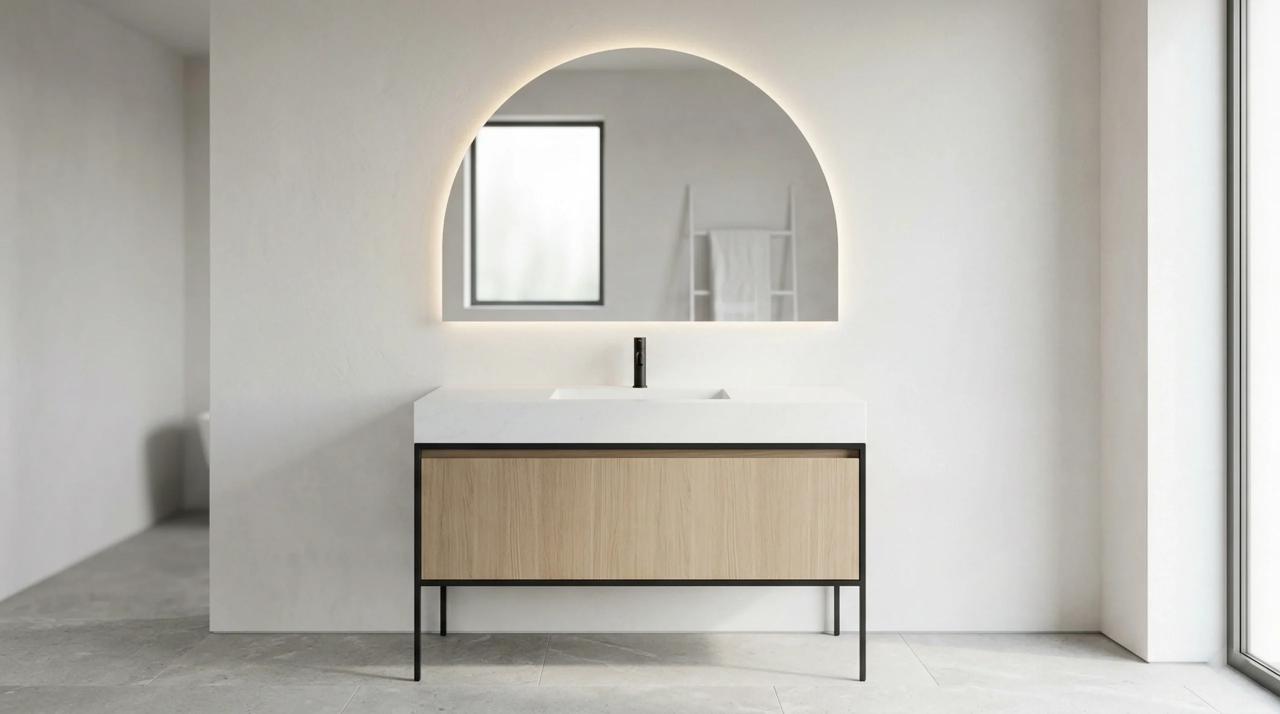 Freestanding Durable Bathroom Vanity for Large-Scale Residential Projects by George Building Materials