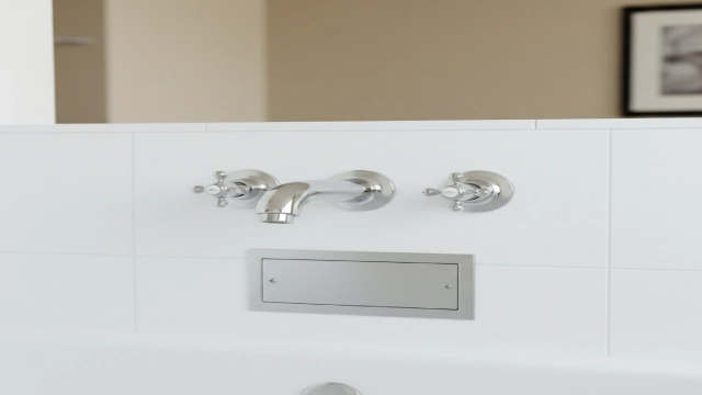 Hotel Bathtub Faucet wall-mounted design allowing front-access maintenance for lower OPEX