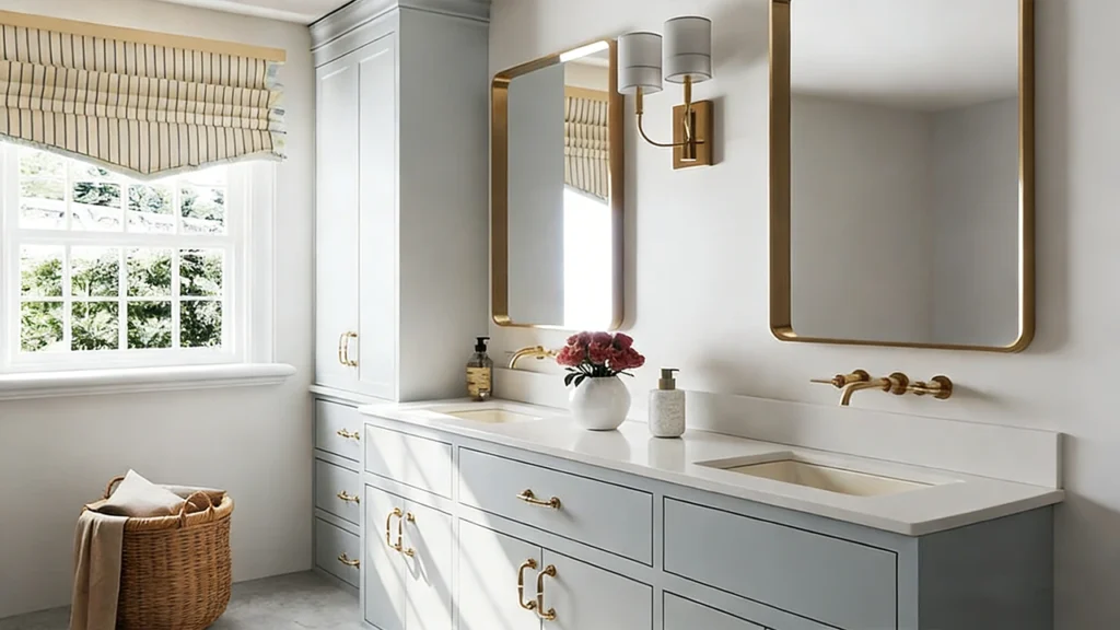 A durable undermount bathroom sink installed in a luxury hotel suite using a reinforced bracket and silicone system.