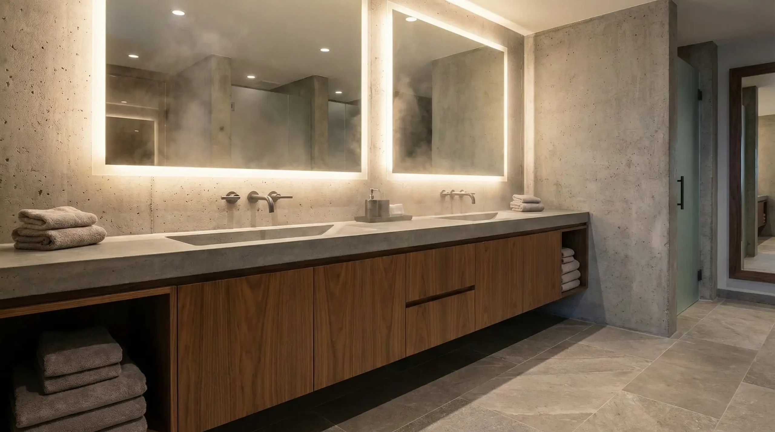 Which wood vanity bathroom ideas are suitable for resorts?
