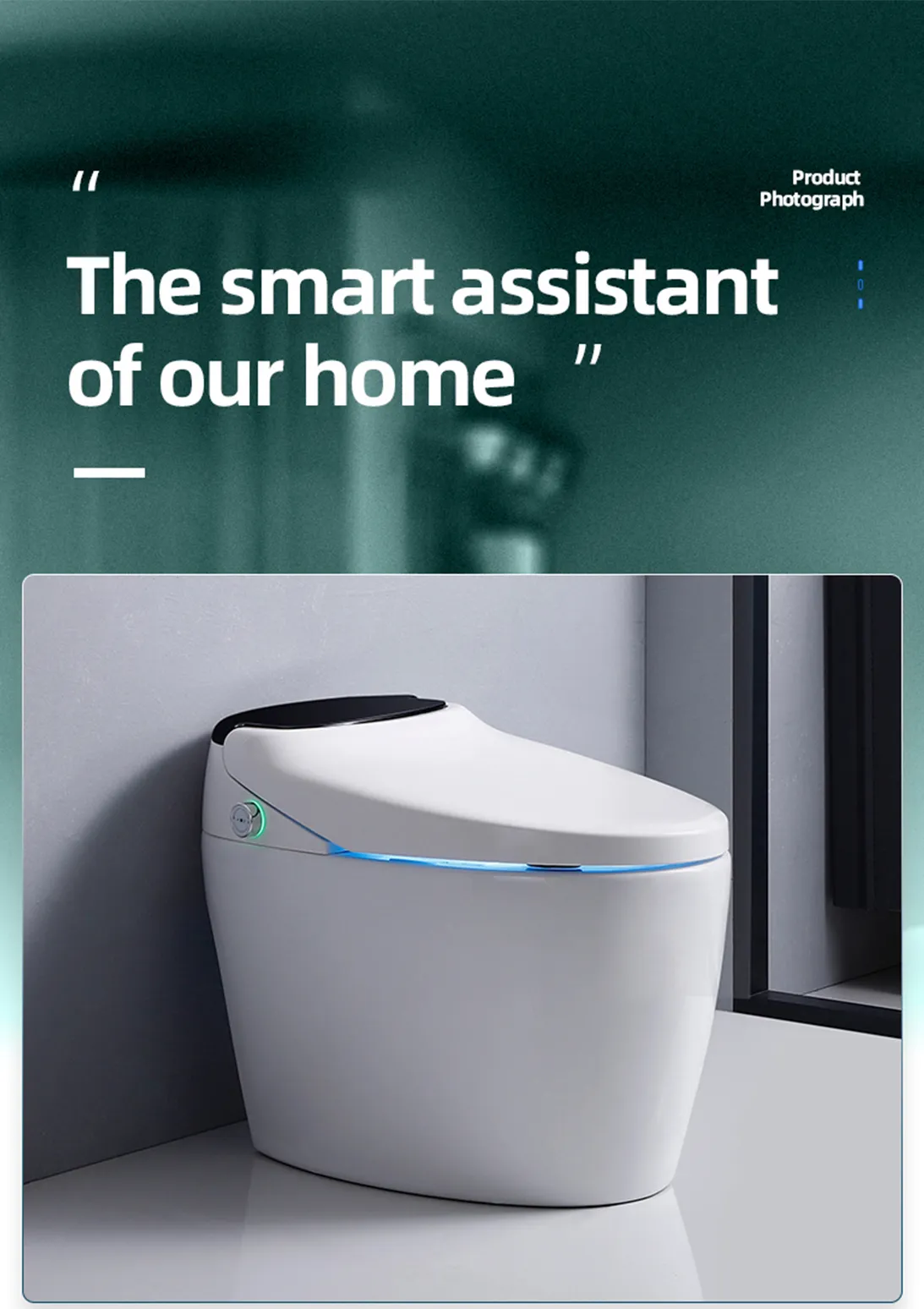 35A Advanced Freestanding Bathroom Smart Toilet with Intelligent Functions for Hotel Project 9