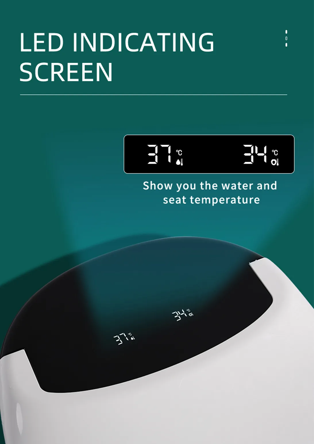 35A Advanced Freestanding Bathroom Smart Toilet with Intelligent Functions for Hotel Project 8