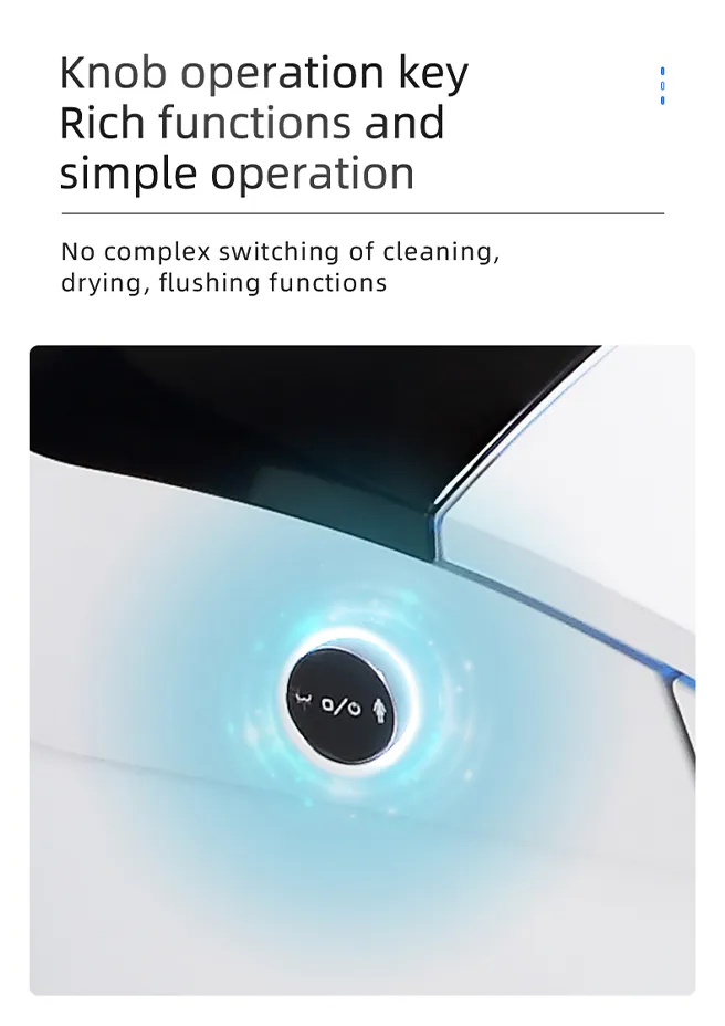 i3 Tankless Electric Smart Toilet with Seat Heating and Warm Air Drying for Bathroom and WC 5