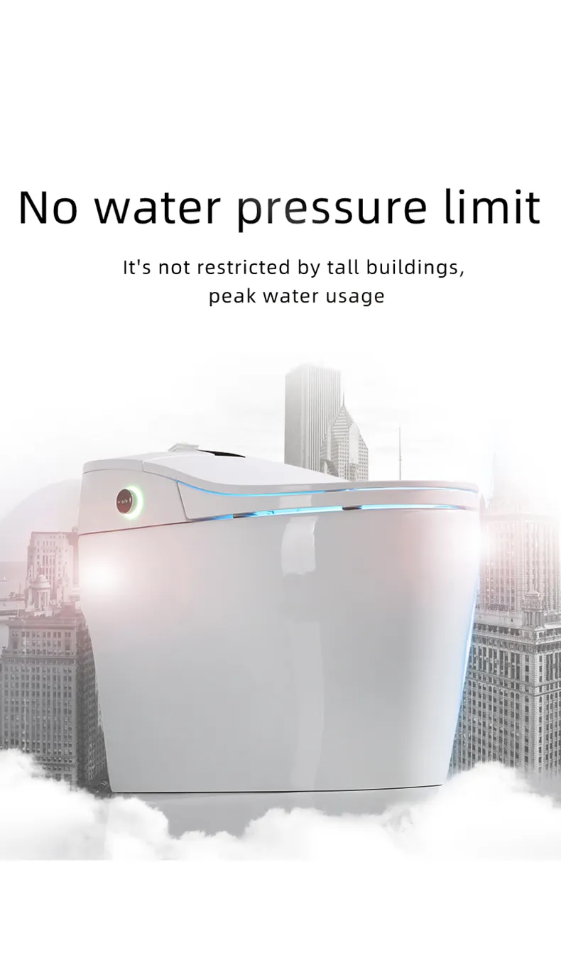 i5 Freestanding Advanced Smart Toilet with Intelligent Cleaning Methods and Instant Heated Seat 4