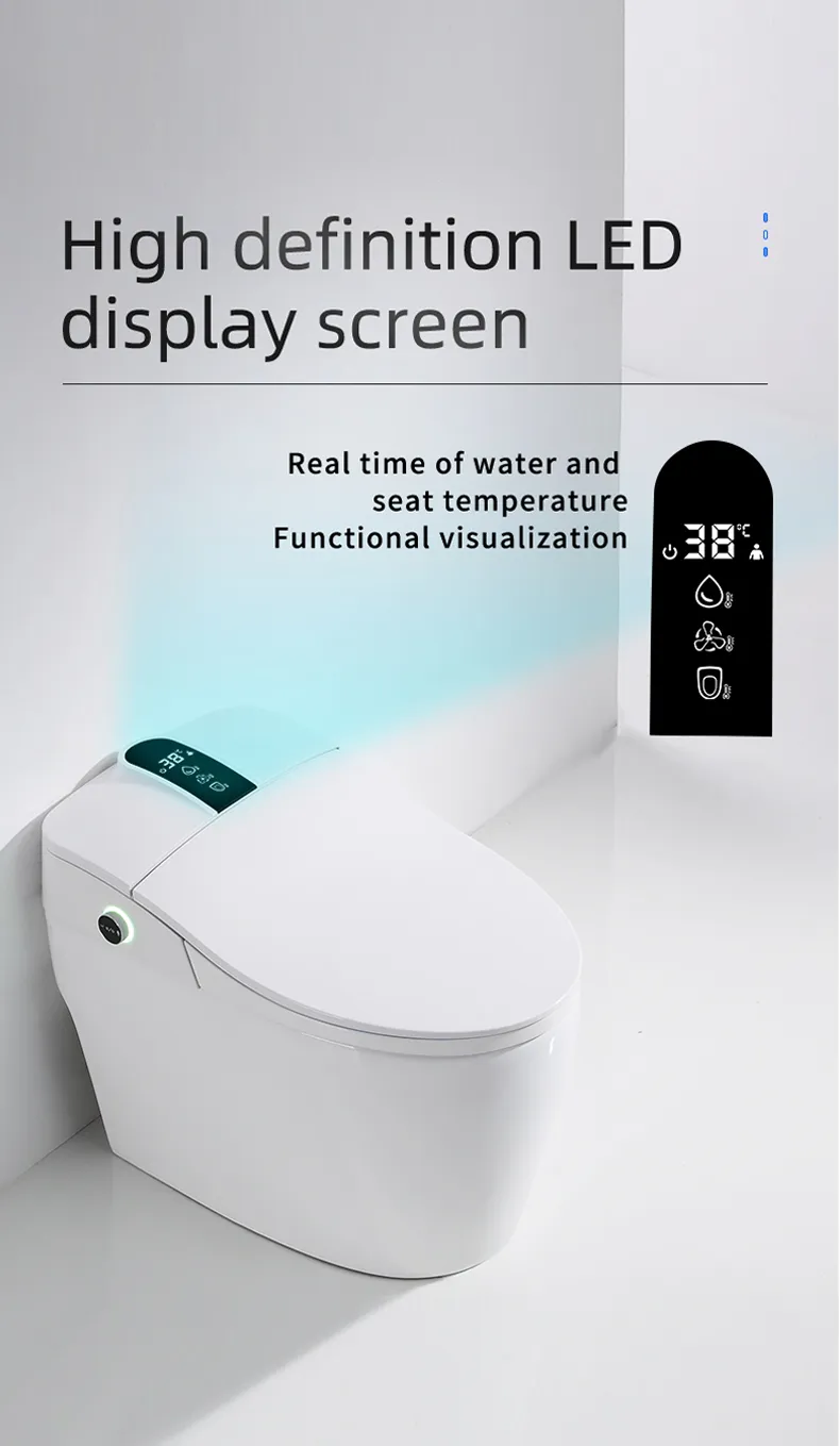 i5 Freestanding Advanced Smart Toilet with Intelligent Cleaning Methods and Instant Heated Seat 5