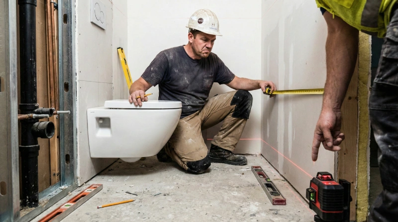 installation error causing incorrect ada toilet height in hotel project