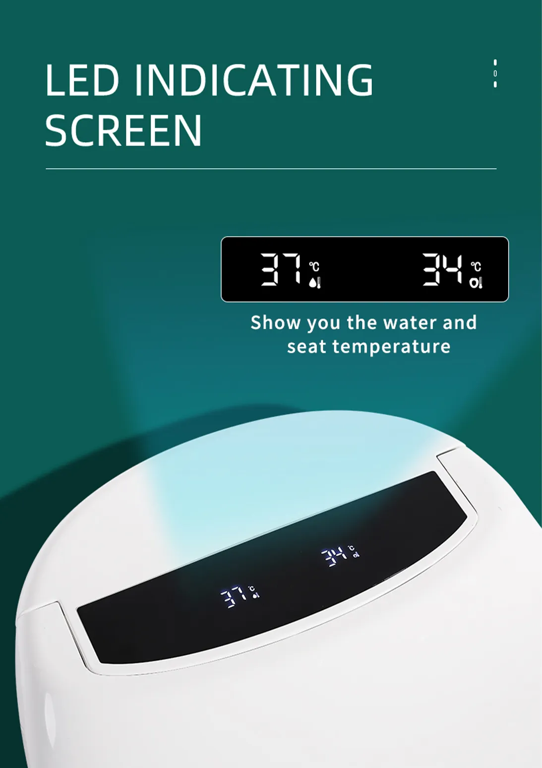 32A Commercial-Grade One-piece Floor-mounted Smart Toilet for Hotel Bathroom Projects 5