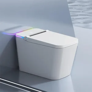 F5 Tankless Bathroom Smart Toilet with Seat Heating, Foam Shield and Warm Air Drying