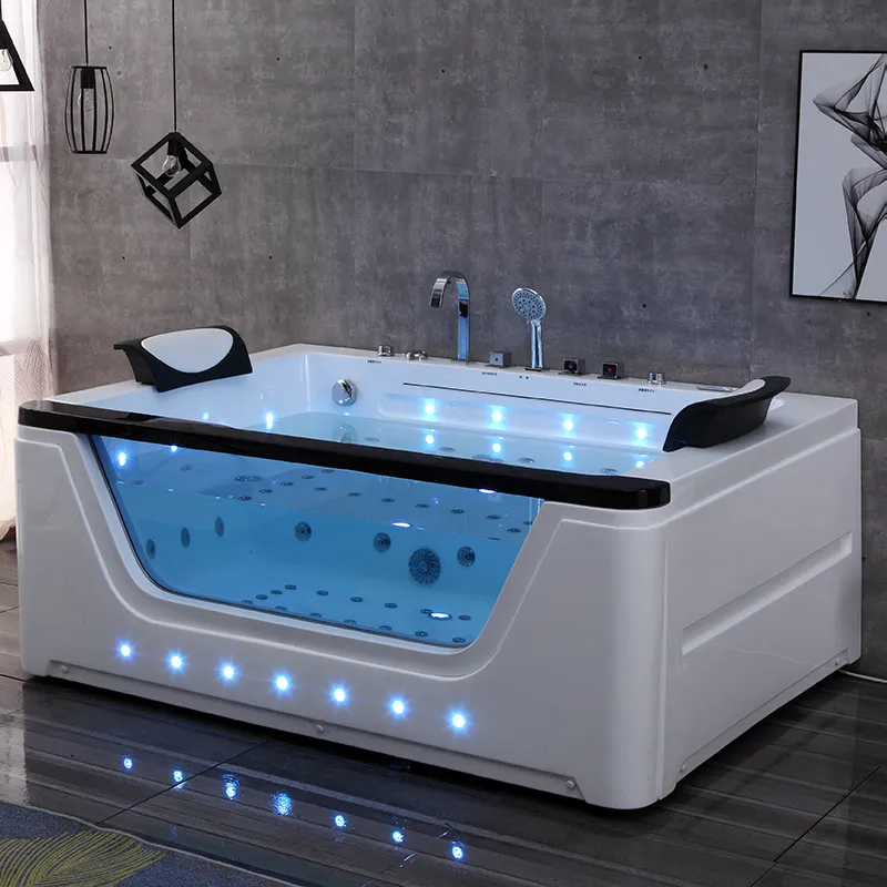Hydrotherapy Tub with LED Lighting
