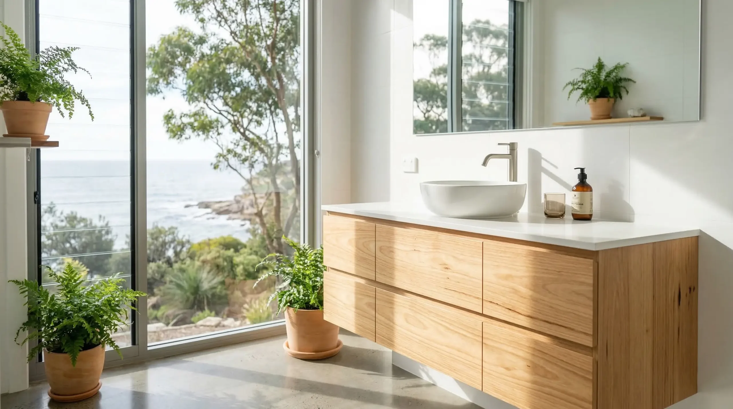WaterMark certified eco-friendly real wood vanities for Australia