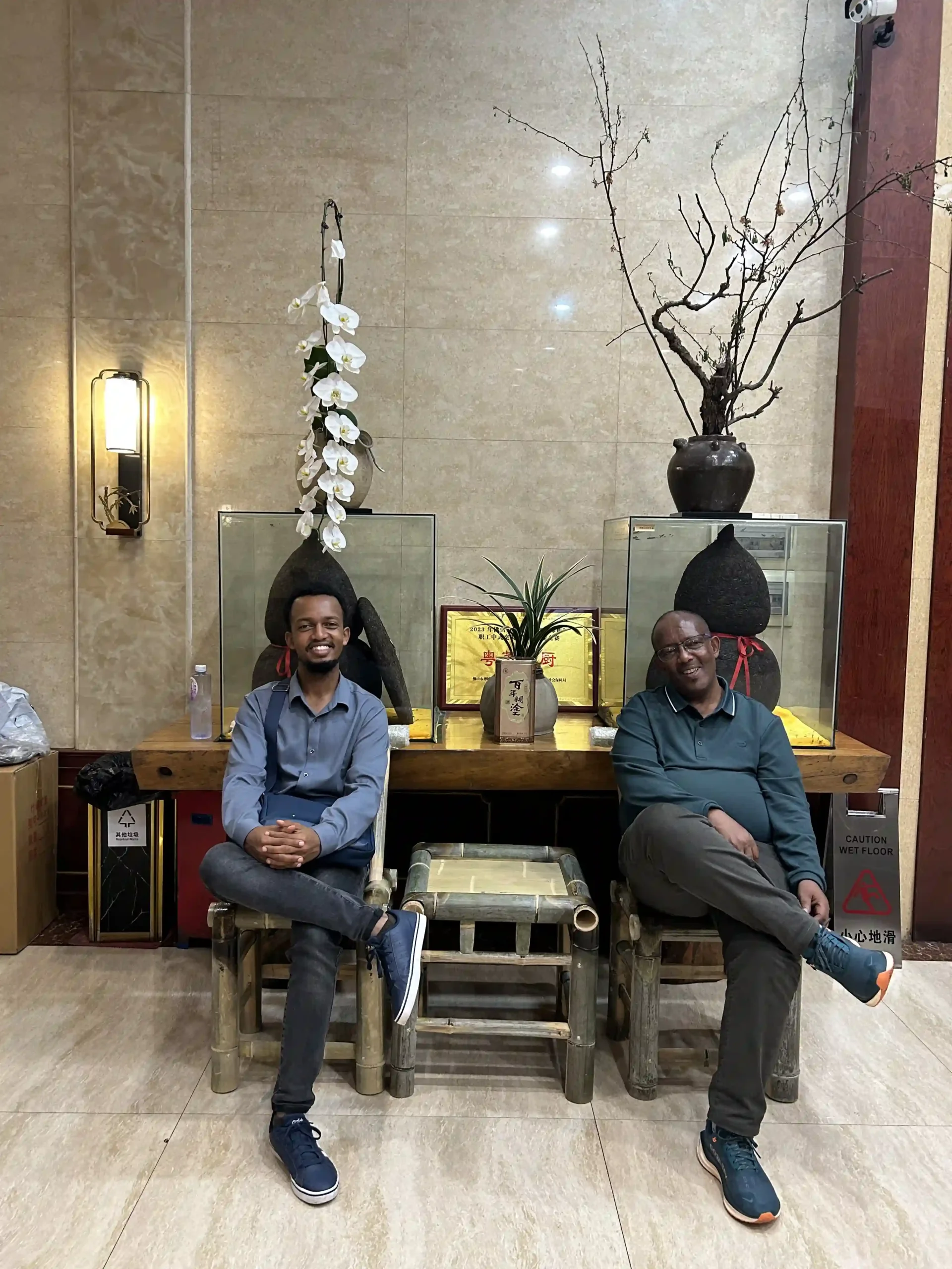 Real-world luxury hotel bathroom vanity installation by Georgebuildshop