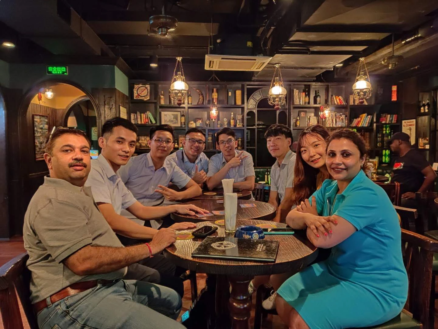 Smart toilet and shower enclosure installation at a commercial facility