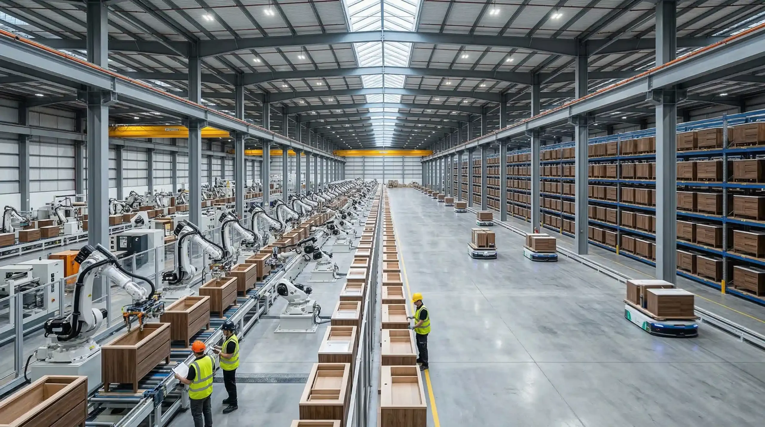 Factory-direct manufacturing and consolidated sourcing for hotel vanity projects