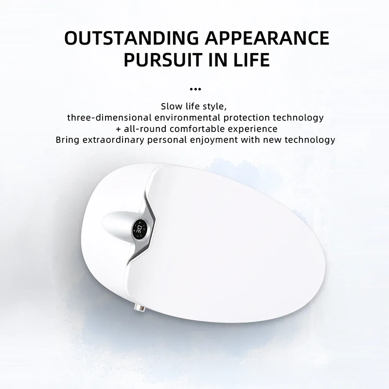 Q10 Floor-mounted Touchless Smart Toilet with Foot Sensor Control and Night Light 7