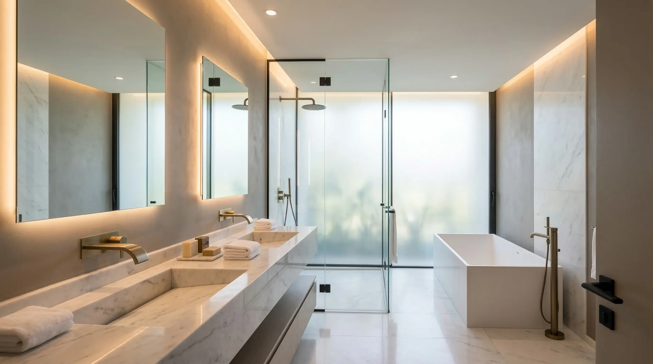 Antibacterial PVD coated bathroom fittings providing superior durability for high-traffic resort projects