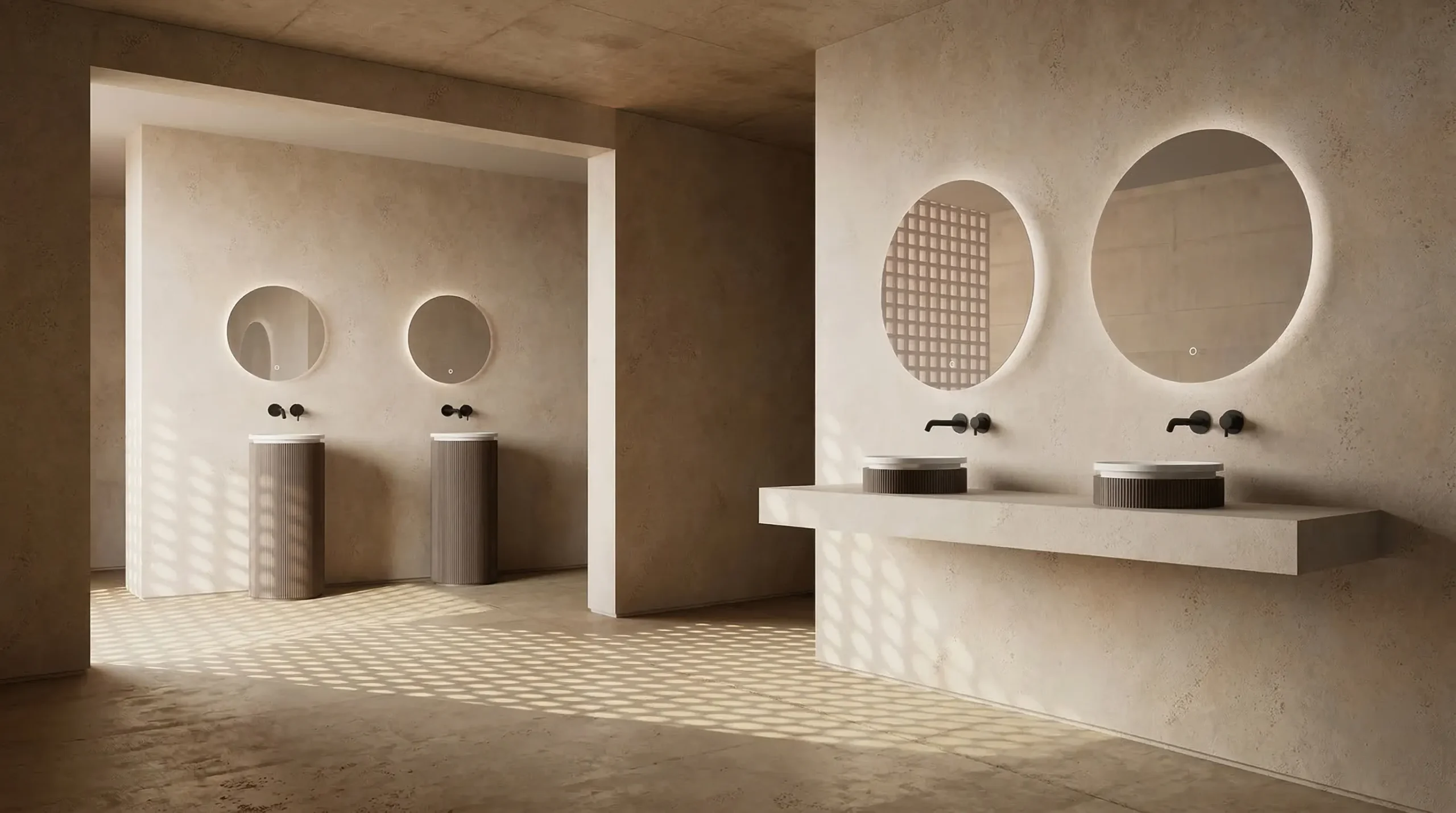 FOREST Series Minimalist Smart Vanity Systems for Resorts