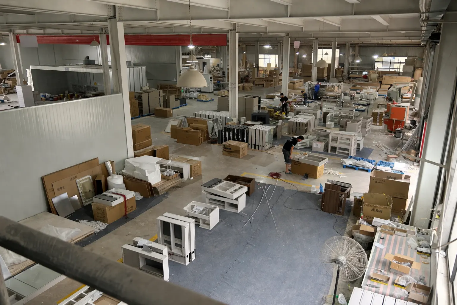 Batch production of high quality custom bathroom vanities by George