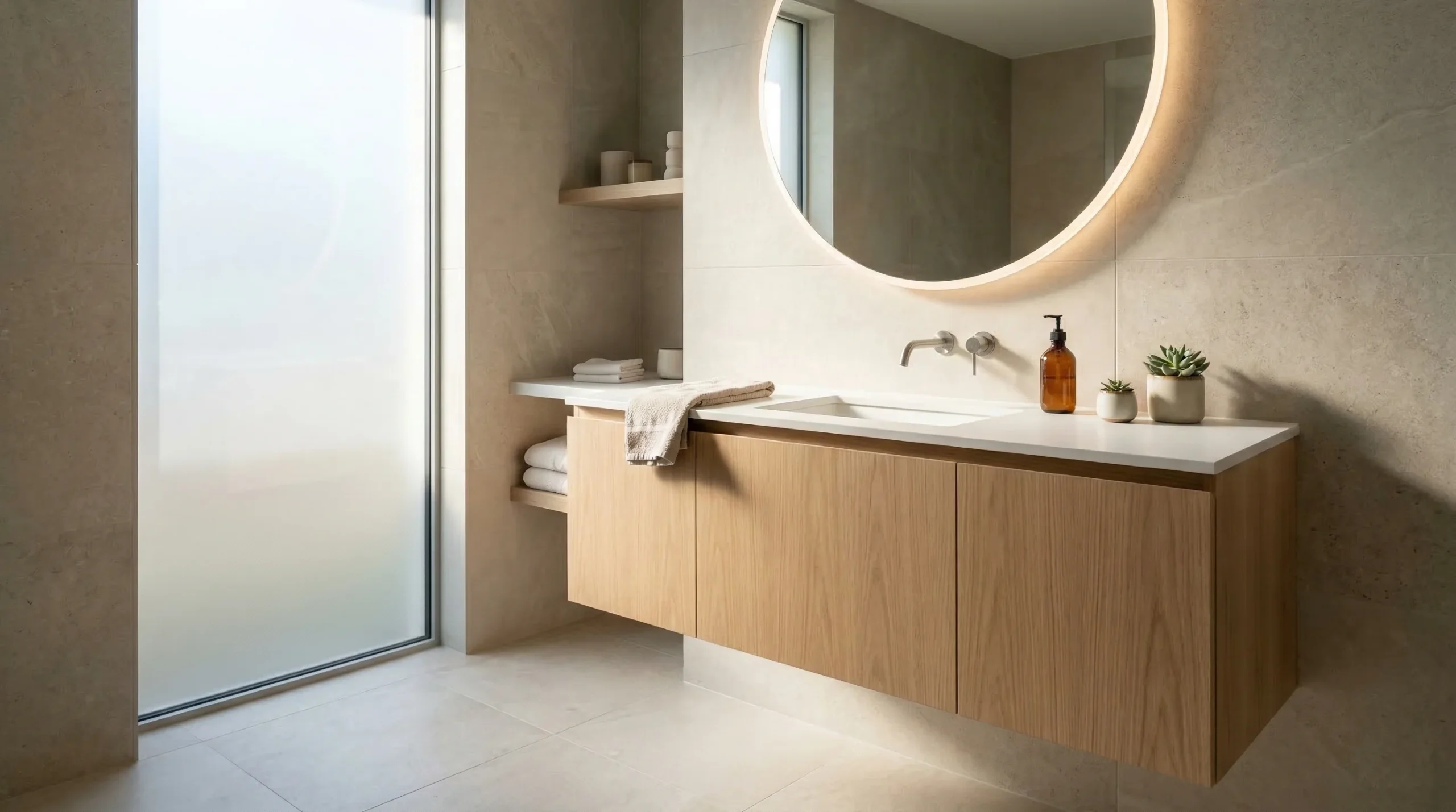 custom single vanity