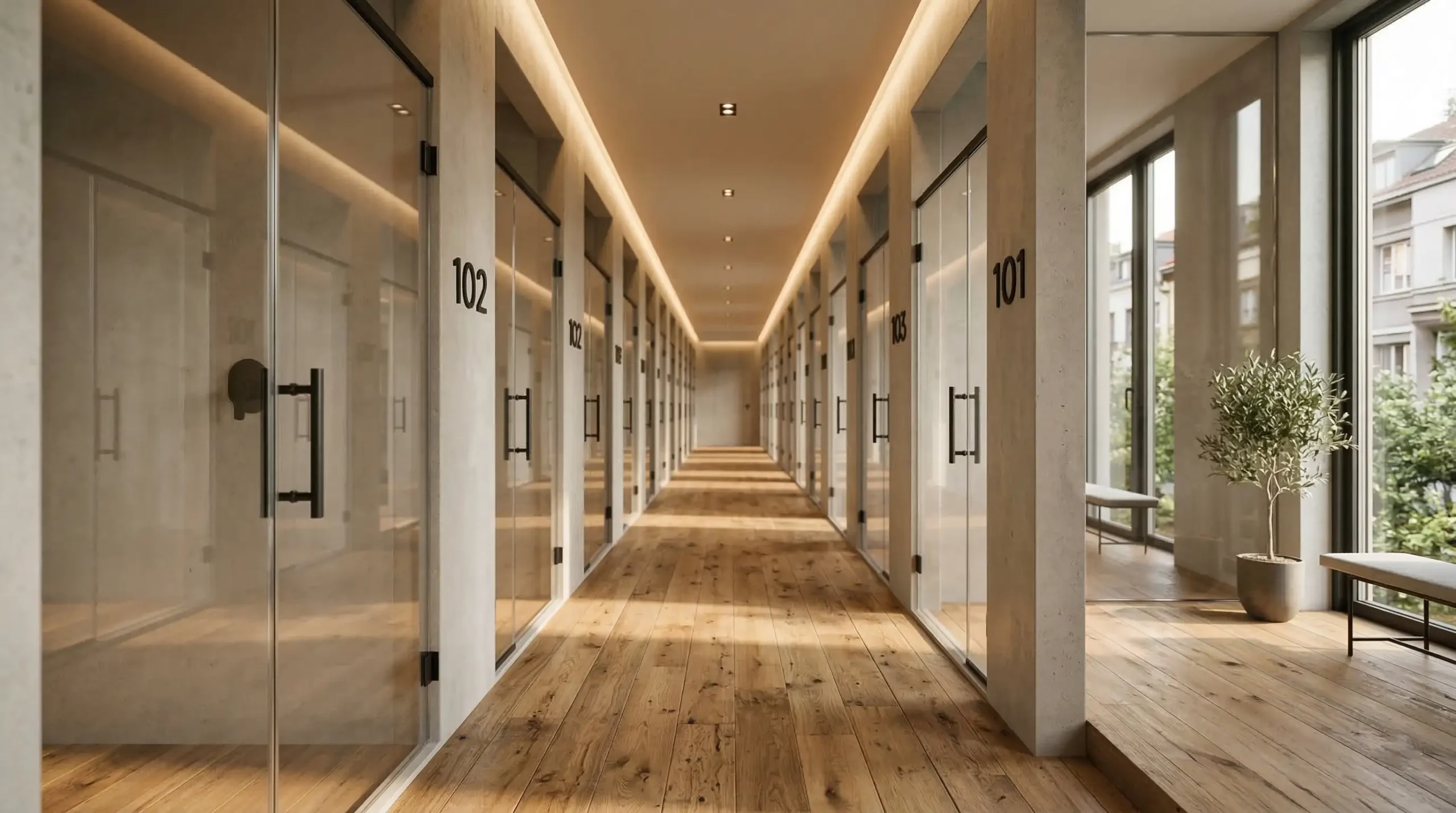 Commercial-grade wholesale pivot shower doors for multi-family developments