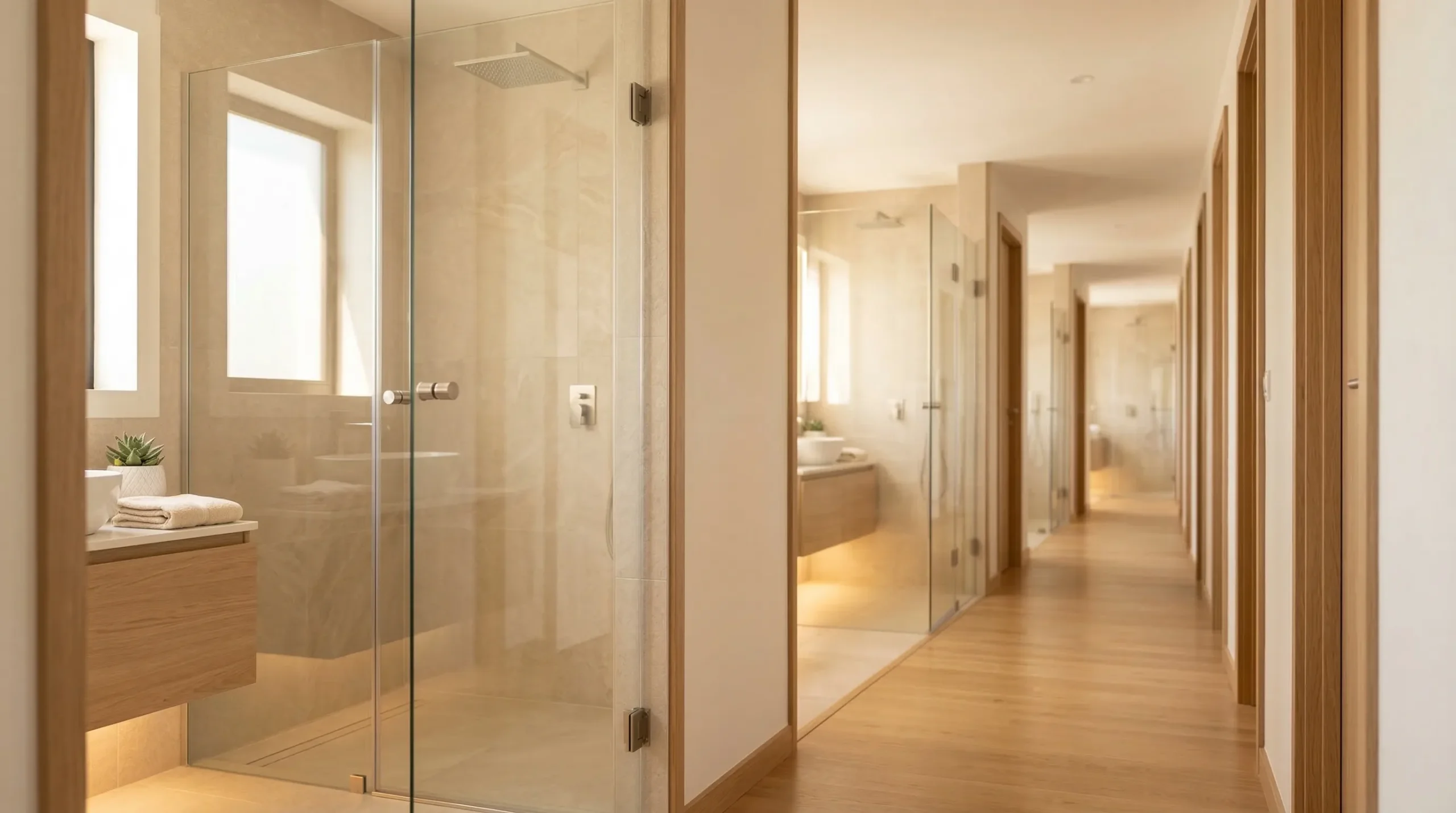 Standardized wholesale shower door units engineered for rapid installation