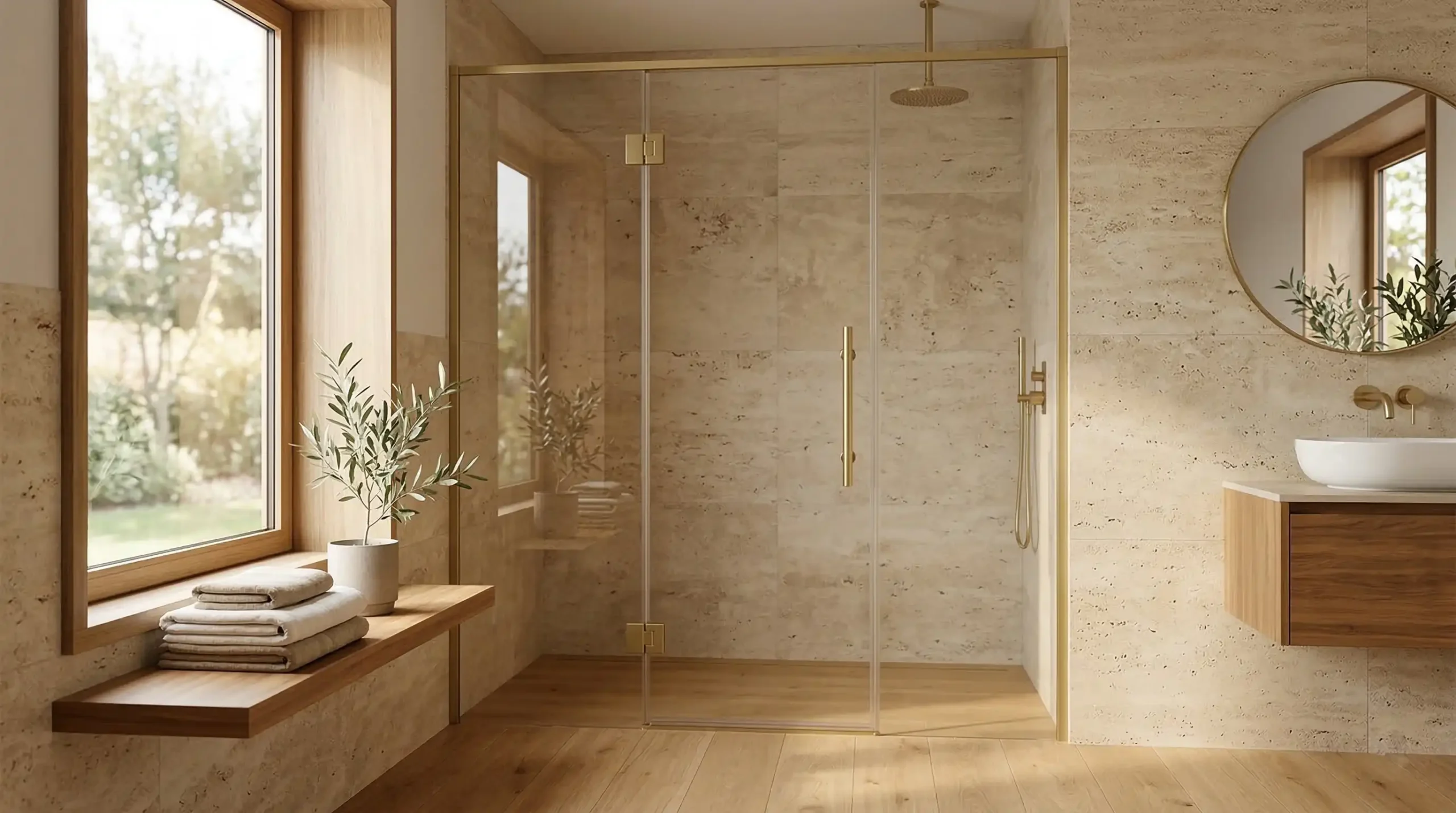 Heavy-duty commercial grade frame shower doors for busy environments