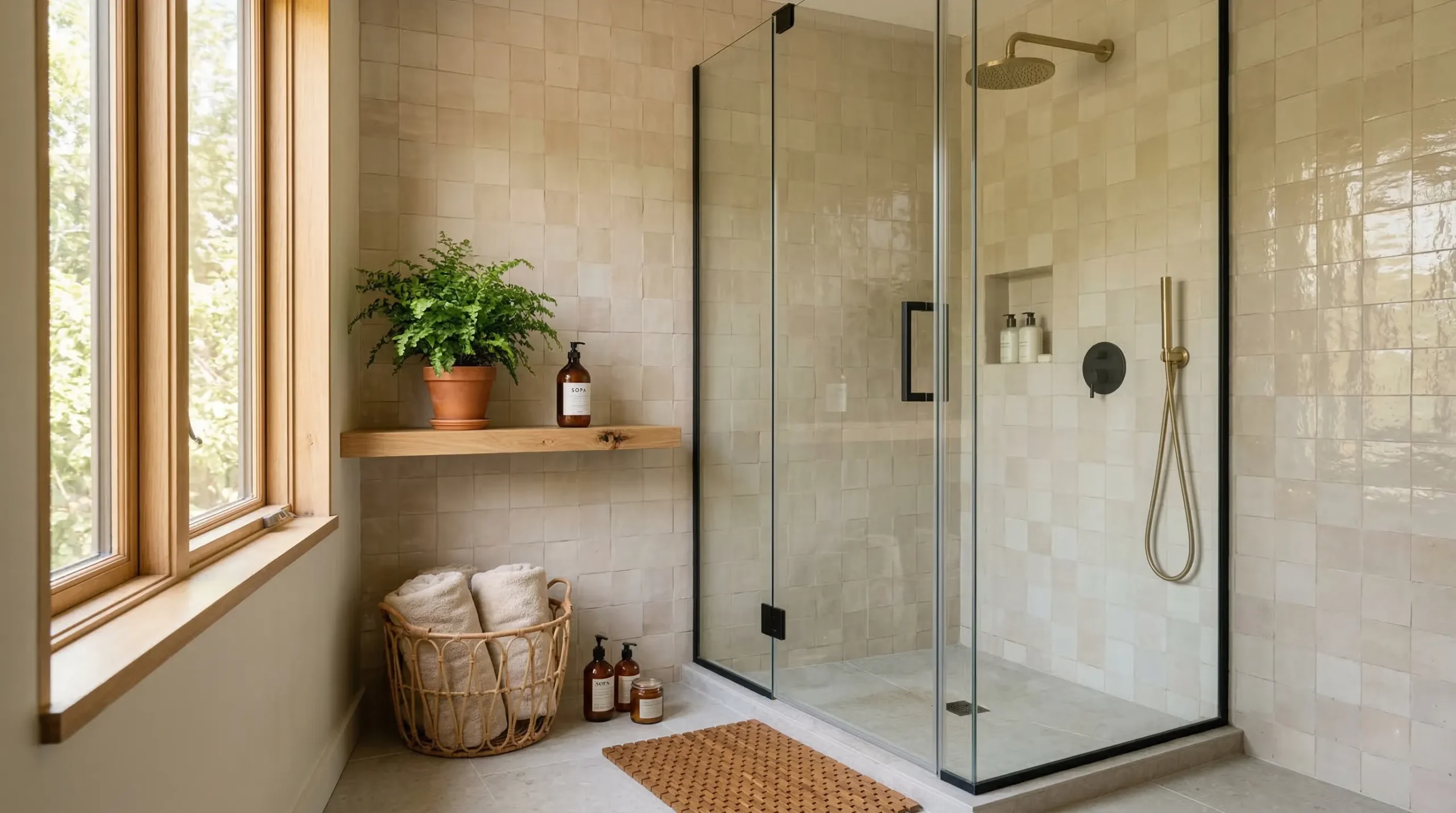 Durable semi frameless shower doors for commercial multi-family developments