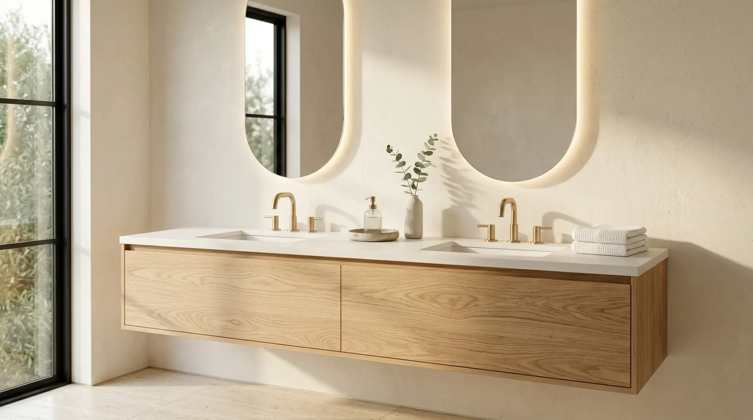 60 inch double bathroom vanities custom manufactured by George makers