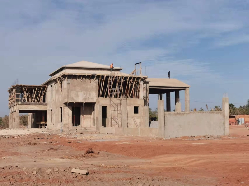 Villa construction exterior 2