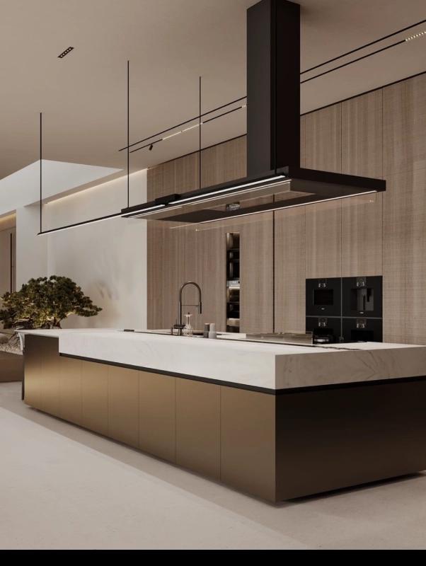 High-Gloss Lacquer Cabinets