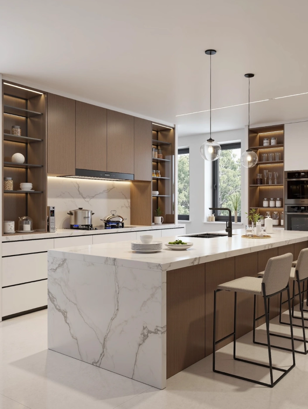 Handleless G-Profile Cabinets